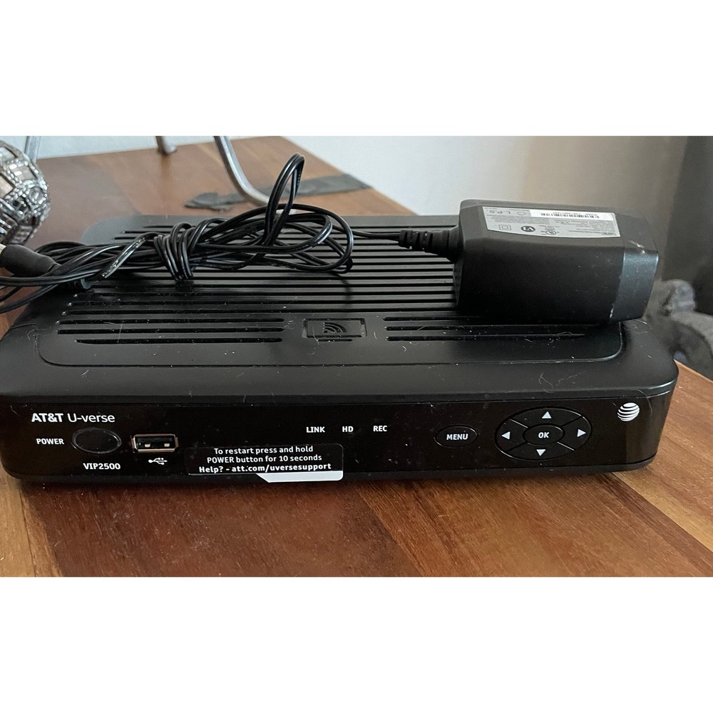 AT&T U-Verse VIP 2500 Wireless‎ Receiver and Power Supply